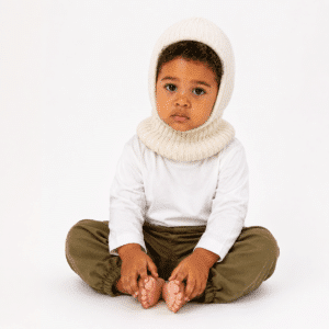 Cagoule Bébé Blanche