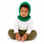 Cagoule bebe vert