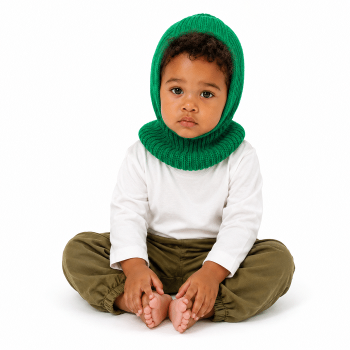 Cagoule bebe vert