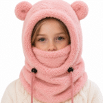 Cagoule fille rose