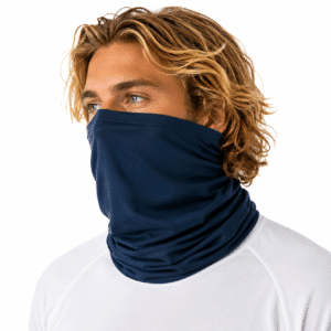 Cache Cou Cagoule Bleu