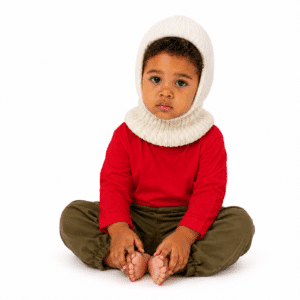 Cagoule Bébé Blanche