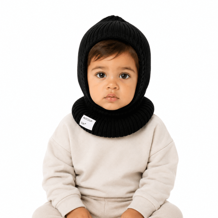 cagoule bebe noir 1