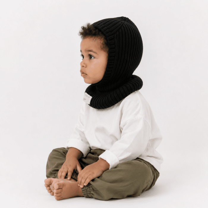 cagoule bebe noir