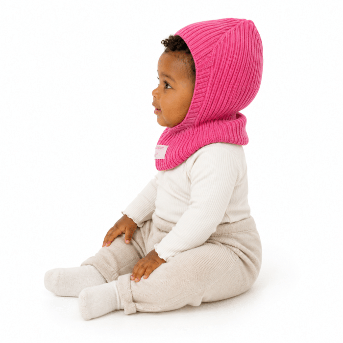 cagoule bebe rose 2