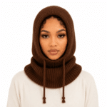 cagoule marron face