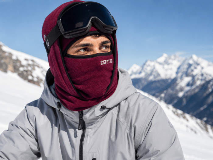 cagoule polaire bordeau 2