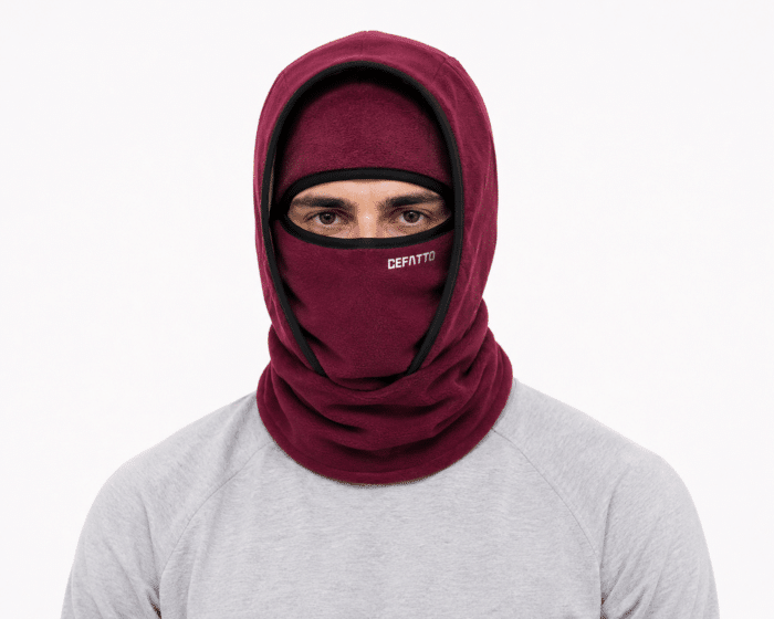 Cagoule Polaire Bordeaux