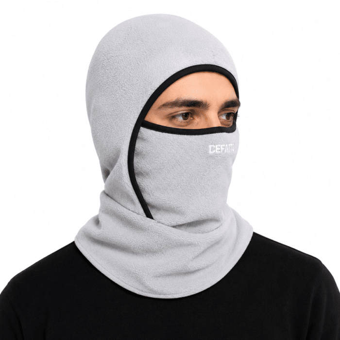 Cagoule Polaire Grise