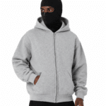 cagoule pull gris