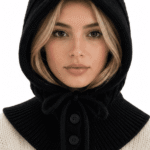 Cagoule Tricot Noire