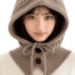 Cagoule Tricot Taupe