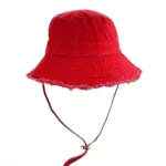 bob chapeau femme rouge