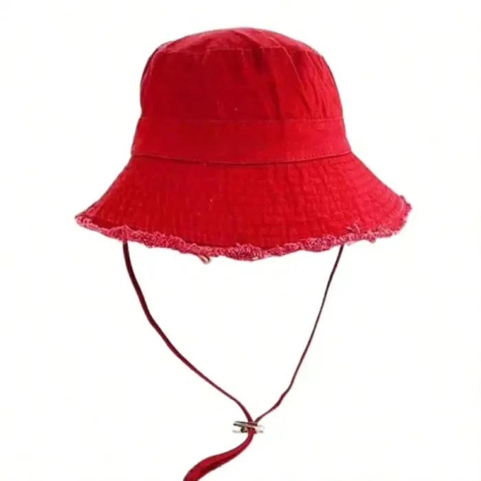 bob chapeau femme rouge