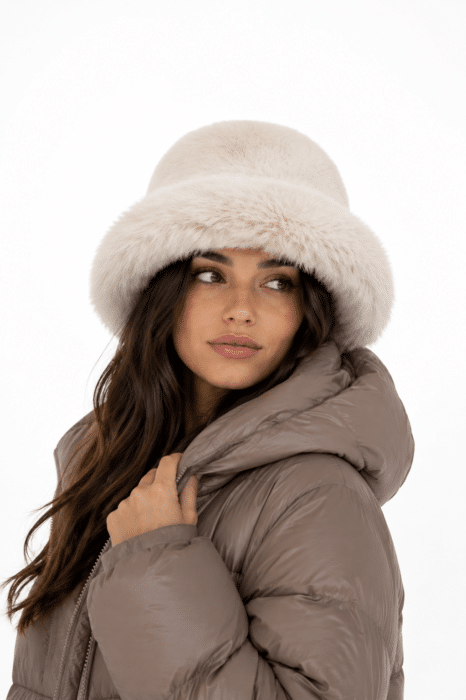 Bob Femme Hiver Beige