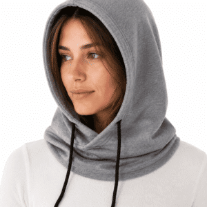 Cagoule Femme Coton Gris