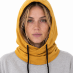 Cagoule Femme Coton Jaune