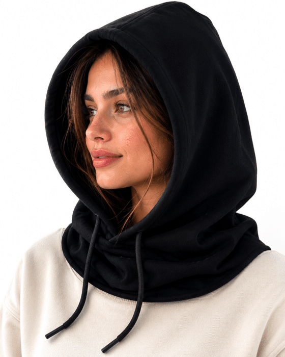 cagoule femme coton profil