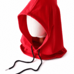 cagoule femme coton rouge