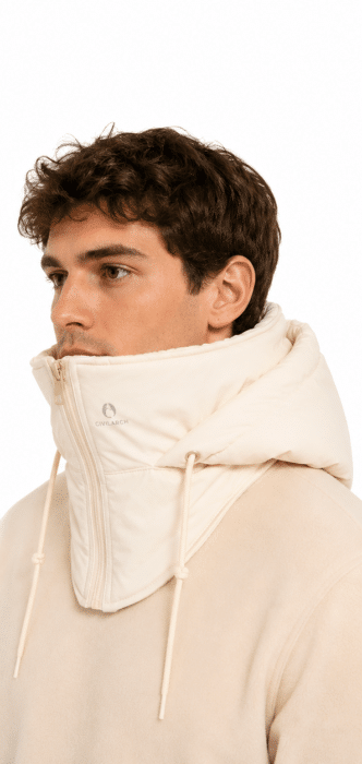 cagoule froid beige