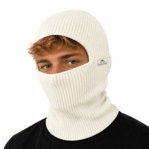 Cagoule Bonnet Homme Blanc