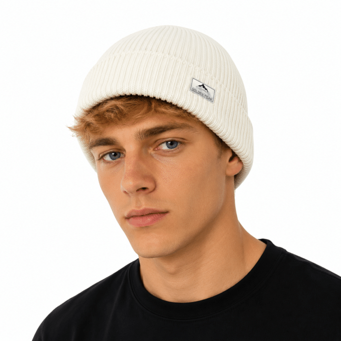 cagoule homme bonnet blanc 2
