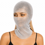 Cagoule Paillette Blanche