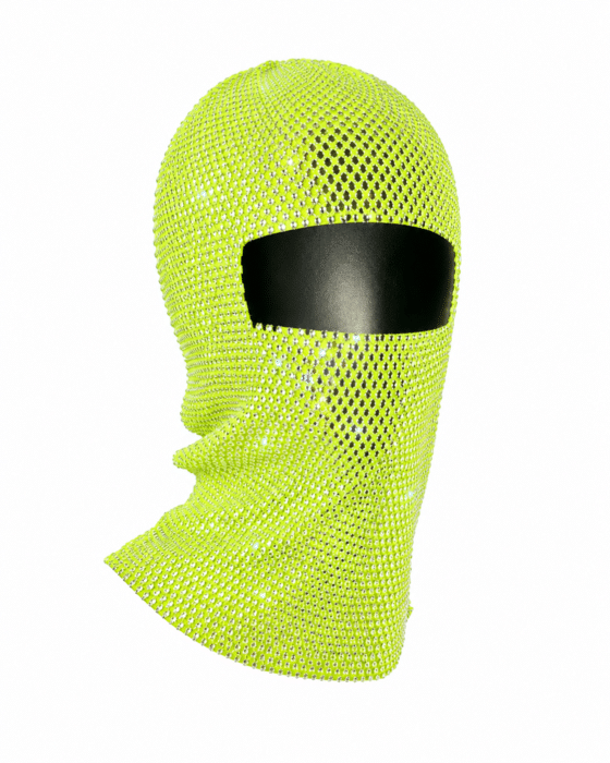 Cagoule Paillette Jaune