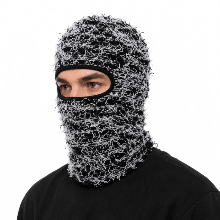 Cagoule Homme Style​ Noir et Blanc