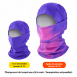 cagoule thermique violet