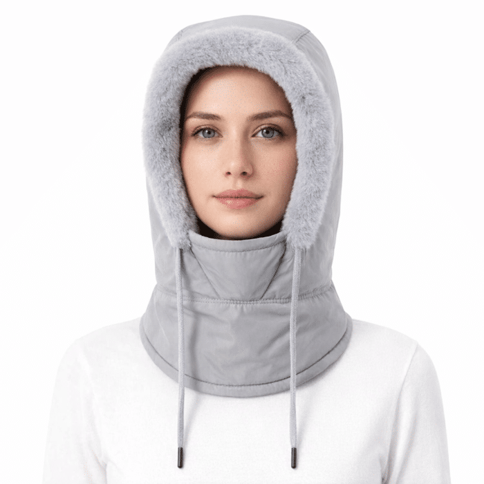 Cagoule Hiver Femme Grise