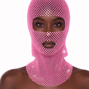 Cagoule Paillette Rose