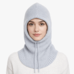 Cagoule Maille Femme Grise