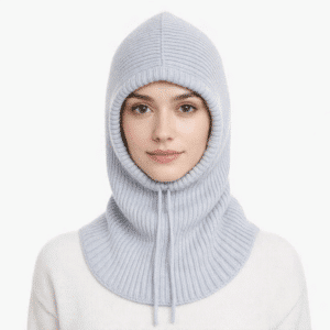 Cagoule Maille Femme Grise