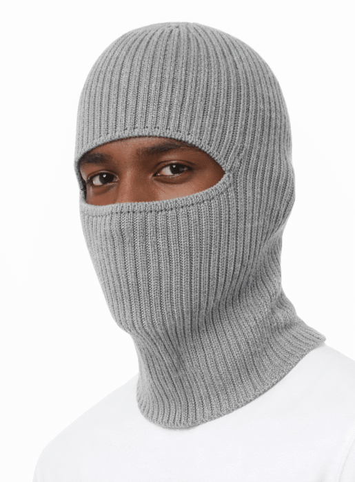 Cagoule Bonnet Homme Gris
