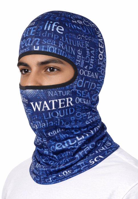 Cagoule Anti UV Bleu