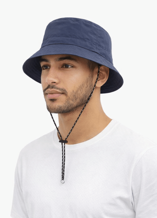Bob pecheur bleu marine