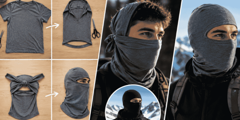 Comment faire une cagoule avec un t shirt