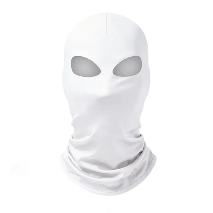 Cagoule Braquage Blanche