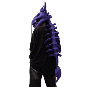 Cagoule Dinosaure Violet
