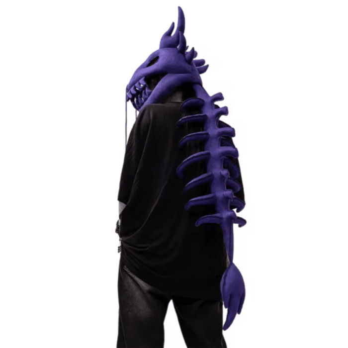 Cagoule Dinosaure Violet