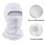 cagoule equitation blanche