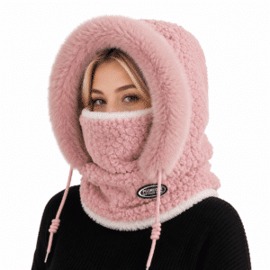 Cagoule Moumoute Rose