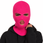 cagoule rose fluo
