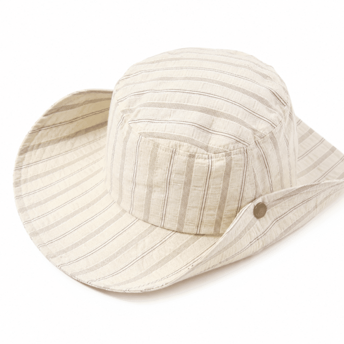 bob a rayure beige